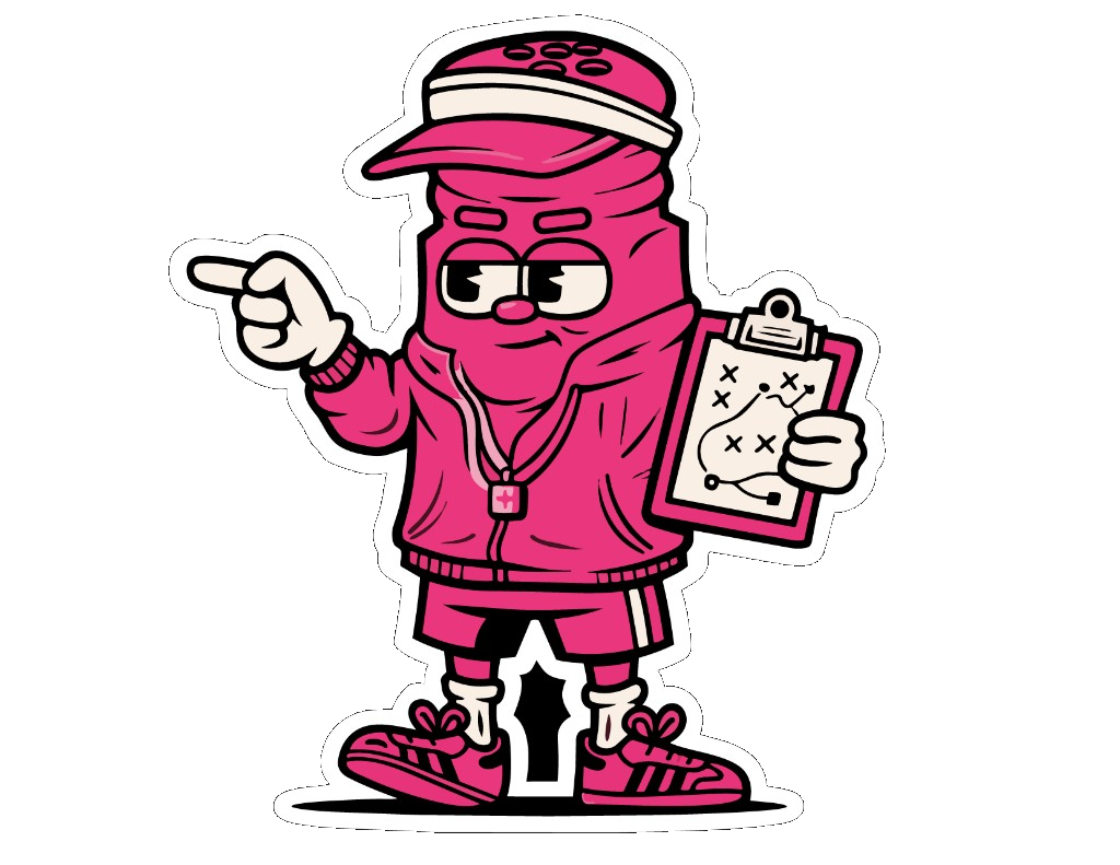 Spring Training coach mascot